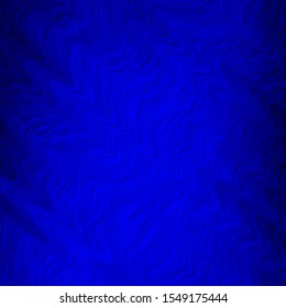 Dark BLUE vector background with curved lines. Illustration in abstract style with gradient curved.  Design for your business promotion.