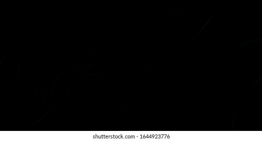 Dark BLUE vector background with curved lines. Bright illustration with gradient circular arcs. Pattern for booklets, leaflets.