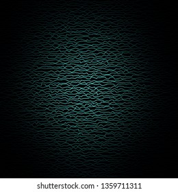 Dark BLUE vector background with curves. Gradient illustration in simple style with bows. Pattern for booklets, leaflets.