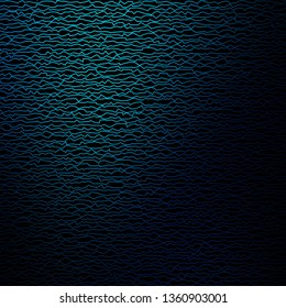 Dark BLUE vector background with curves. Colorful abstract illustration with gradient curves. Best design for your posters, banners.