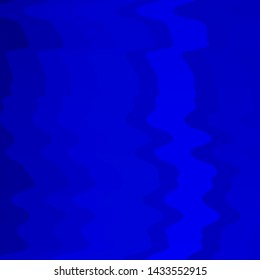 Dark BLUE vector background with curves. Colorful geometric sample with gradient curves.  Pattern for websites, landing pages.