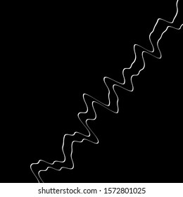 Dark BLUE vector background with curves. Colorful illustration, which consists of curves. Best design for your ad, poster, banner.