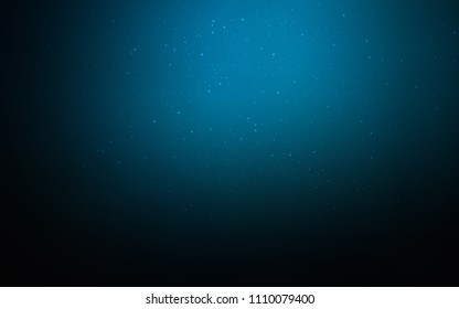 Dark BLUE vector background with galaxy stars. Blurred decorative design in simple style with galaxy stars. Pattern for astronomy websites.