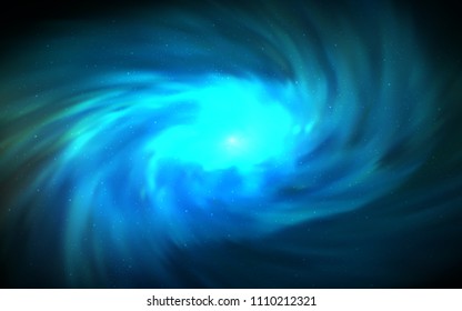 Dark BLUE vector background with galaxy stars. Shining illustration with sky stars on abstract template. Smart design for your business advert.