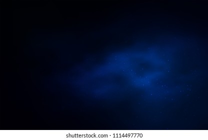 Dark BLUE vector background with galaxy stars. Shining colored illustration with bright astronomical stars. Pattern for astrology websites.