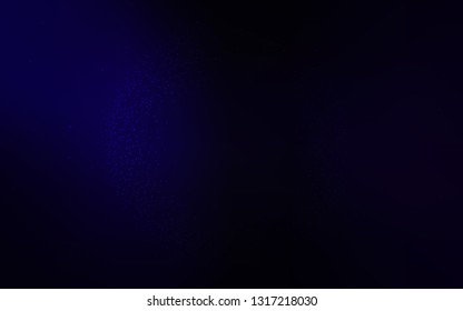 Dark BLUE vector background with galaxy stars. Modern abstract illustration with Big Dipper stars. Template for cosmic backgrounds.