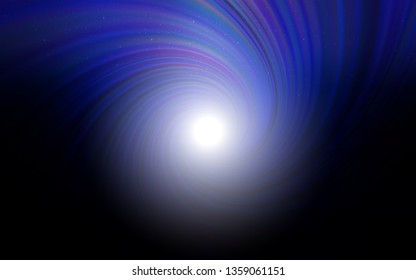 Dark BLUE vector background with galaxy stars. Modern abstract illustration with Big Dipper stars. Pattern for futuristic ad, booklets.