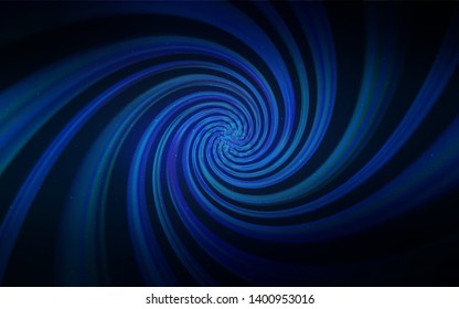 Dark BLUE vector background with galaxy stars. Shining colored illustration with bright astronomical stars. Pattern for futuristic ad, booklets.