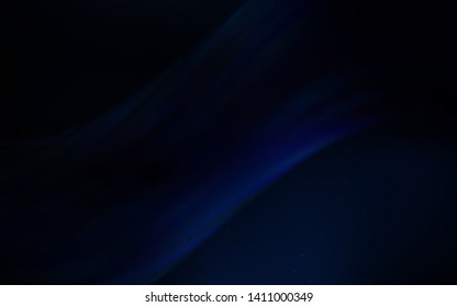 Dark BLUE vector background with galaxy stars. Space stars on blurred abstract background with gradient. Smart design for your business advert.