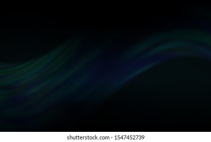 Dark BLUE vector background with galaxy stars. Shining illustration with sky stars on abstract template. Template for cosmic backgrounds.