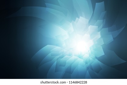 Dark BLUE vector background with hexagons. Illustration of colored hexagons on white surface. Beautiful design for your business advert.