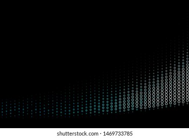 Dark BLUE vector background with hexagons. Colorful hexagons on abstract backdrop. Pattern can for your ad, booklets.