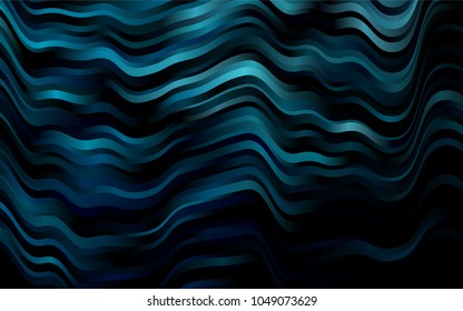 Dark BLUE vector background with lamp shapes. A completely new color illustration in marble style. Pattern for your business design.