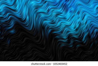 Dark BLUE vector background with lamp shapes. A completely new color illustration in marble style. Pattern for your business design.