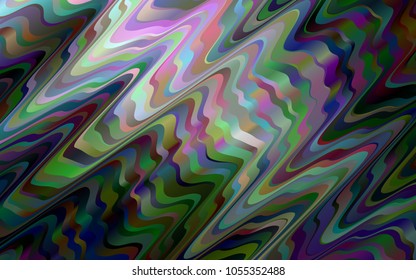 Dark BLUE vector background with lamp shapes. A completely new color illustration in marble style. Textured wave pattern for backgrounds.