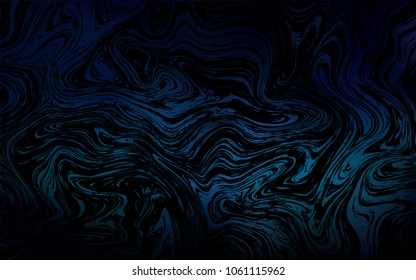 Dark BLUE vector background with lamp shapes. Colorful abstract illustration with gradient lines. A new texture for your  ad, booklets, leaflets.