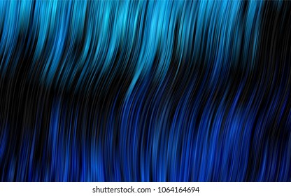 Dark BLUE vector background with lamp shapes. Geometric illustration in marble style with gradient.  Pattern for your business design.