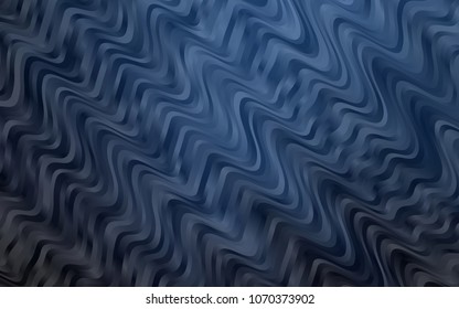 Dark BLUE vector background with lamp shapes. A sample with blurred bubble shapes. A completely new marble design for your business.