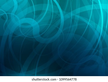 Dark BLUE vector background with lamp shapes. Shining crooked illustration in marble style. New composition for your brand book.