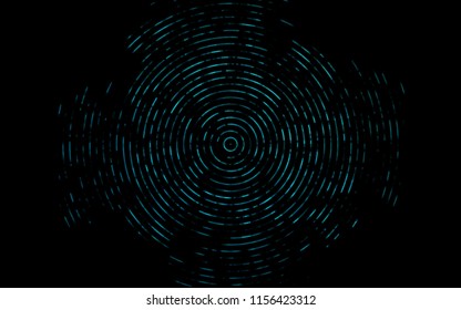 Dark BLUE vector background with lamp shapes. Colorful abstract illustration with gradient lines. The elegant pattern for brand book.