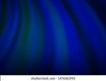 Dark BLUE vector background with lamp shapes. Colorful illustration in abstract marble style with gradient. Pattern for your business design.