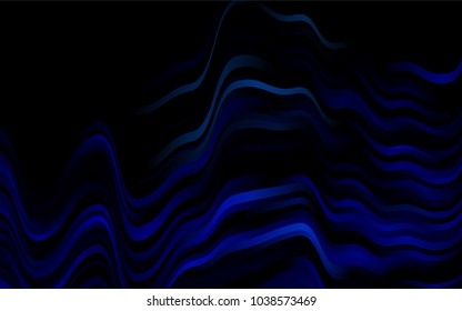 Dark BLUE vector background with lava shapes. Brand-new colored illustration in marble style with gradient. A completely new marble design for your business.