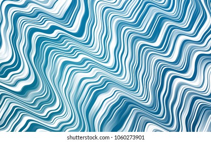 Dark BLUE vector background with lava shapes. Creative geometric illustration in marble style with gradient. Pattern for your business design.