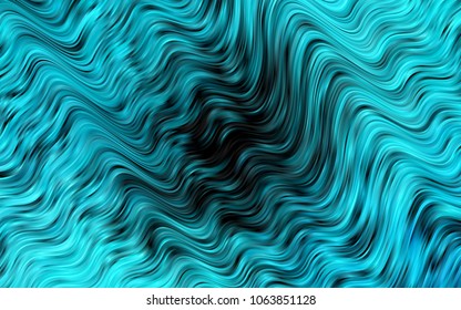 Dark BLUE vector background with lava shapes. A sample with blurred bubble shapes. A new texture for your  ad, booklets, leaflets.