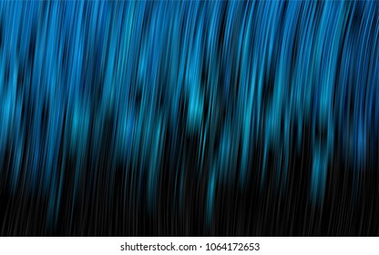 Dark BLUE vector background with lava shapes. A sample with blurred bubble shapes. A completely new template for your business design.