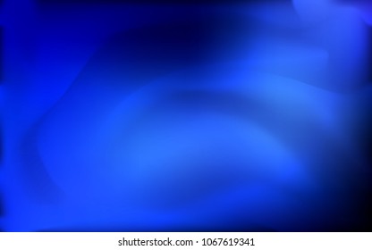 Dark BLUE vector background with lava shapes. Creative geometric illustration in marble style with gradient. Brand-new design for your ads, poster, banner.