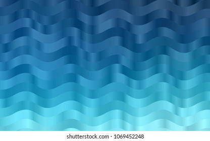 Dark BLUE vector background with lava shapes. Blurred geometric sample with gradient bubbles.  The elegant pattern for brand book.