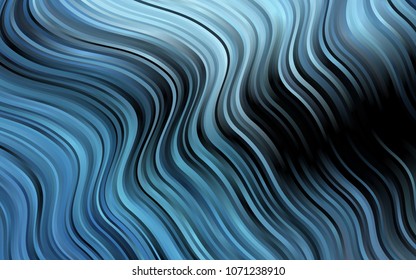 Dark BLUE vector background with lava shapes. Brand-new colored illustration in marble style with gradient. The best blurred design for your business.