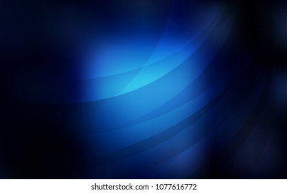 Dark BLUE vector background with lava shapes. An elegant bright illustration with gradient. Textured wave pattern for backgrounds.