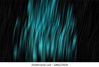 Dark BLUE vector background with lava shapes. Creative geometric illustration in marble style with gradient. Textured wave pattern for backgrounds.