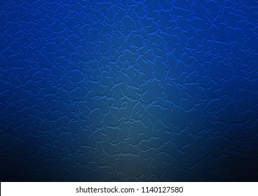 Dark BLUE vector background with lava shapes. Blurred geometric sample with gradient bubbles.  The best blurred design for your business.
