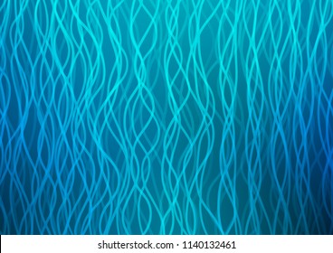 Dark BLUE vector background with lava shapes. Colorful illustration in abstract marble style with gradient. Textured wave pattern for backgrounds.