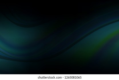 Dark BLUE vector background with lava shapes. Creative geometric illustration in marble style with gradient. Pattern for your business design.
