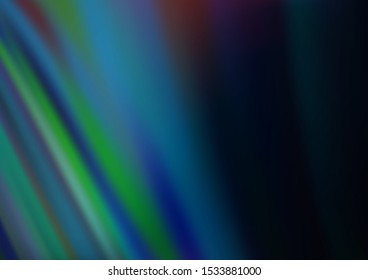 Dark BLUE vector background with lava shapes. Creative geometric illustration in marble style with gradient. The best blurred design for your business.