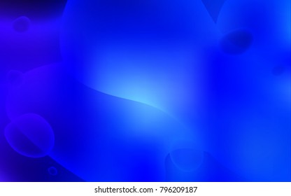 Dark BLUE vector background with lava shapes. Shining crooked illustration in memphis style. A completely new memphis design for your business.