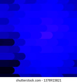 Dark BLUE vector background with lines. Gradient illustration with straight lines in abstract style. Pattern for websites, landing pages.