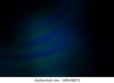 Dark BLUE vector background with lines. Colorful illustration in simple style with gradient. A completely new template for your design.