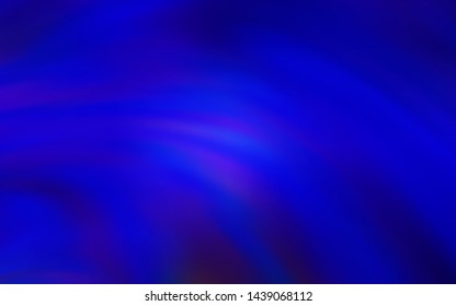 Dark BLUE vector background with lines. Colorful geometric sample with gradient lines.  The best colorful design for your business.