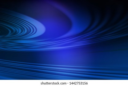 Dark BLUE vector background with lines. Creative illustration in halftone style with gradient. A new texture for your  ad, booklets, leaflets.