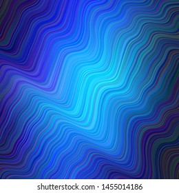 Dark BLUE vector background with lines. Colorful illustration in simple style with gradient. Abstract design for your web site.