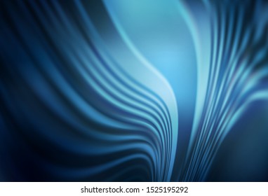 Dark BLUE vector background with lines. An elegant bright illustration with gradient. Abstract style for your business design.