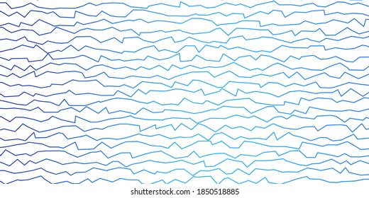 Dark BLUE vector background with lines. Illustration in abstract style with gradient curved.  Pattern for ads, commercials.