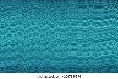 Dark BLUE vector background with liquid shapes. Blurred geometric sample with gradient bubbles.  Brand-new design for your ads, poster, banner.