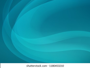 Dark BLUE vector background with liquid shapes. Blurred geometric sample with gradient bubbles.  The best blurred design for your business.