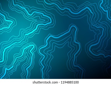 Dark BLUE vector background with liquid shapes. Creative geometric illustration in marble style with gradient. Marble design for your web site.