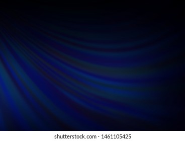 Dark BLUE vector background with liquid shapes. Geometric illustration in marble style with gradient.  A completely new marble design for your business.